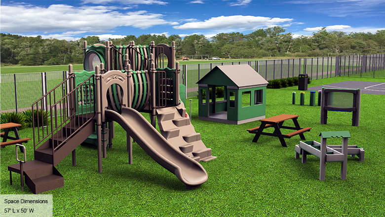 Elementary School Playground - Overall View